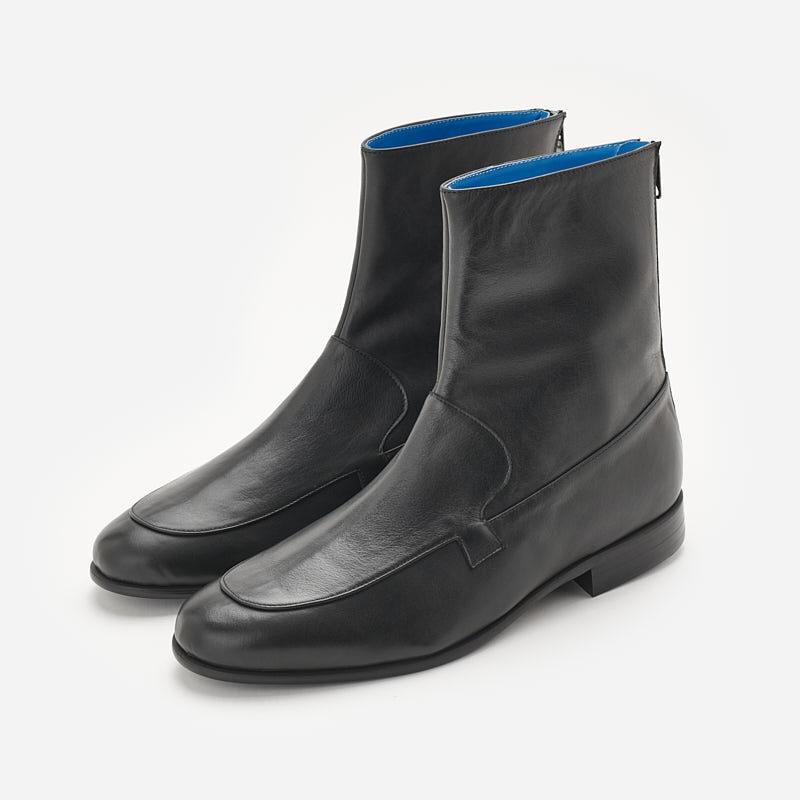 Leather boots