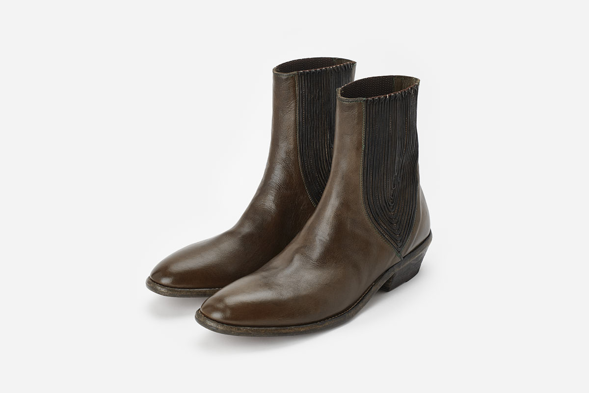 Leather vintage cowboy boots