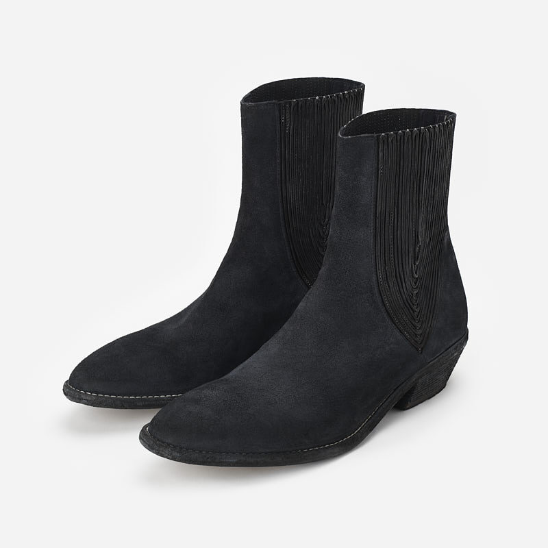 Suede vintage cowboy boots