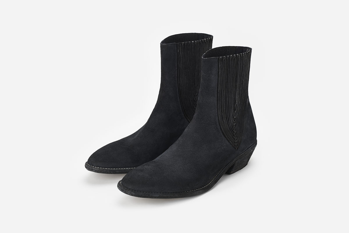 Suede vintage cowboy boots